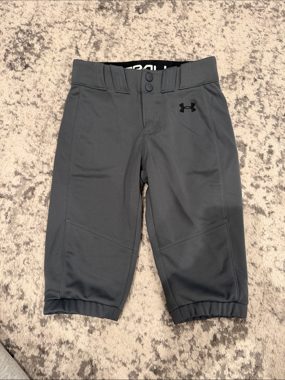Under Armour Kids' Dark Gray Athletic Jogger Pants